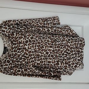 Animal print top